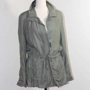 Maison Jules, Light weight Army Green Military Field Utility Cargo Jacket